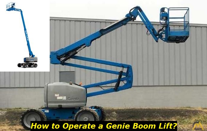 how to operate a genie boom lift